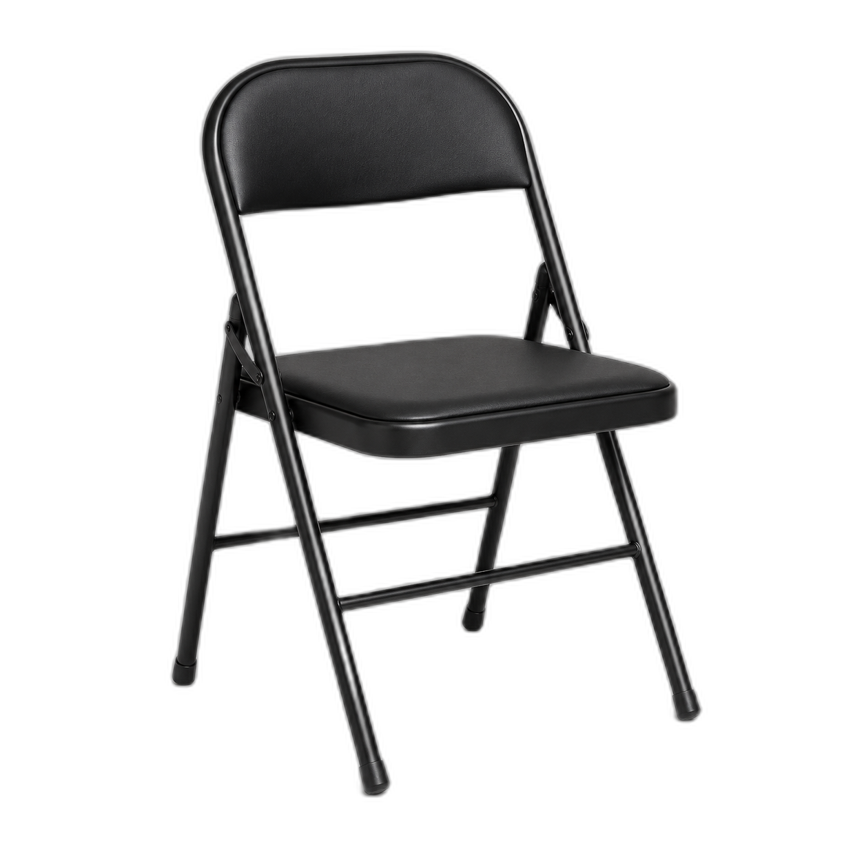 Black foldable chairs