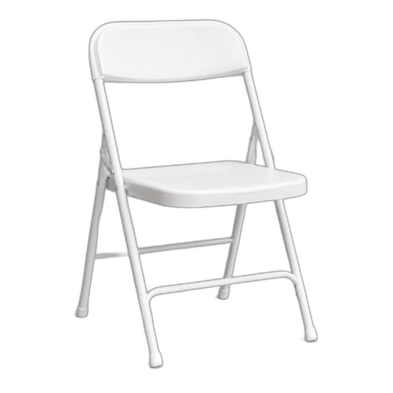 White foldable chairs